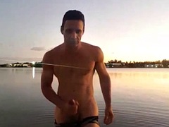 Amatoriale, Grande cazzo, Gay, Latina, Masturbazione, Muscolo, All'aperto, Webcam