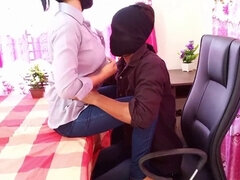 Indian office babe Ritu Sen takes hard anal from her boss
