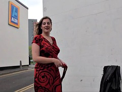 British female flasher in Sheffield