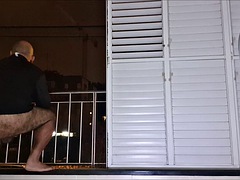 More sex and flashing from my balcony