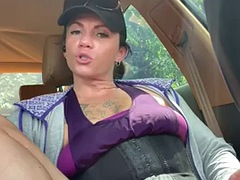 Talk about motivation for squirting big clit in the car