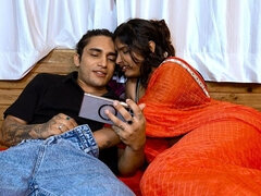 Indian Couple Gets Horny Watching Porn Together and Rough Sex in Hindi Audio