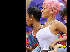 Rihanna bare + Upskirts, nipple glides, Pussy Pics & LEAKED Privates!