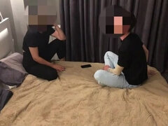 Hidden camera filmed how a girl cheats on her boyfriend at a party