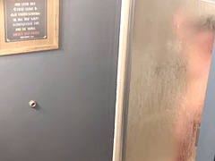 Friends wife on hidden camera in the shower