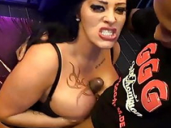 Ashley cum star with sizeable boobs gets cumshots