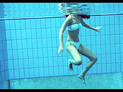 super molten Hungarian teen underwater Nata Silva