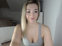 Big dildo backdoor masturbation blonde webcam