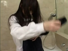 Exotic Japanese chick in Horny Shower, Small Tits JAV movie