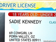 Sandy-Haired Teenie's First-Ever Pornography Vid (Sadie Kennedy)