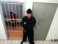 18, 잡힌, 유럽인, 감옥, 경찰, 빼빼한, 아들, 청소년