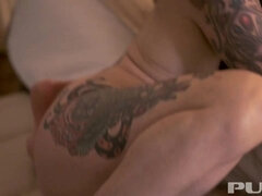 MILF Alura and her tattooed girlfriend - Alura jenson in lesbian threesome