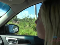 You see a lot of stuff on the road to Hana-including Haley sucking yo