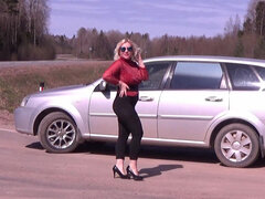 Africano, Amateur, Culo grande, Negro, Tacones, Maduro, Pantaletas, Solo