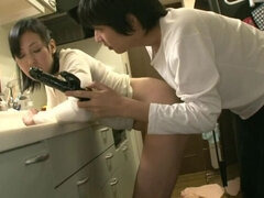 Amazing Japanese slut Ayumi Takanashi in Best milfs, kitchen JAV video