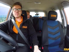 Boss Fucks Slinky Steamy Blond Hair Babe Employee 1 - Fake Driving School