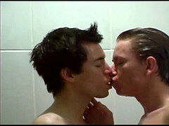 Twink Shower caboose fuckin' finishes With Hot Facial