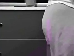 Step mom with huge ass get changed in front of step son