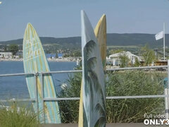 ブロンド, フェラチオ, イく瞬間, Hd, なめる, アウトドア, オマンコ, ルーマニア人