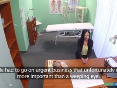 Amatør, Doktor, Komme på ansigtet, Håndjob, Hårdt, Slikning, Kontor, Uniform