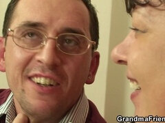 フェラチオ, チェコ, ダブル開発, 巨大, 淫乱熟女, 母, 三人, オッパイの