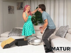 Amerikanisch, Blasen, Nahaufnahme, Hd, Reif, Mutti, Stiefmutter, Titten