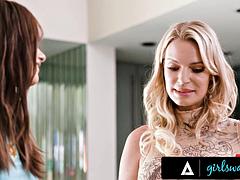 Reese Robbins, the Gorgeous 18-Year-Old Babysitter, Devours Stacked MILF Boss