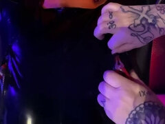 Sadomasochismus, Dänisch, Domination, Weibliche domination, Hd, Latex, Reif, Sklave