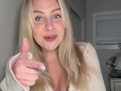 Amatéři, Blondýna, Femdom, Ponížení, Milenka, Sólo