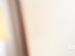 Arsch, Schlafzimmer, Absätze, Einschiebung, Masturbation, Natürlichen titten, Muschi, Titten