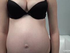 Enthousiasteling, Blond, Handbeurt, Hardcore, Hd, Gezichtspunt, Zwanger, Geschoren