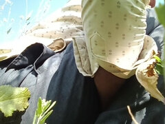 Amatőr, Indiai, Maszti, Szabadban, Egyedül