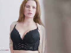 Большие сиськи, Пухленькие, Чешки, Сидя на лице, Лесбиянка, Лизание, Натуральные сиськи, Рыжие