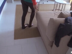 Amateur, Cul, Voiture, Fille latino, Léchez, Masturbation, Chatte, Nénés