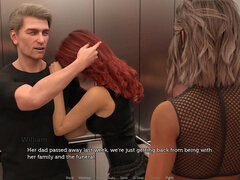 3 dimensionaal, Man die toekijkt, Naakt, Vrouw