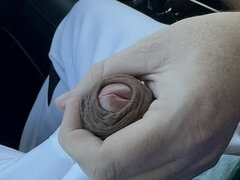 Grosser schwanz, Blasen, Britisch, Auto, Handjob, Pov