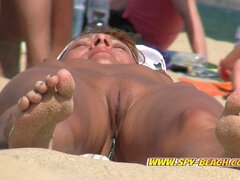 Close-up nudist beach amateurs voyeur public flick naked exhibitionists voyeur