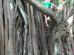 素人, ブロンド, フェラチオ, 中出し, 露出狂, 軟体, オッパイの, のぞき