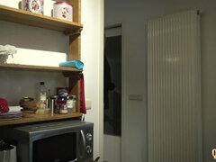 18, Brunette, Hardcore, Hd, Slikking, Fitte, Tenåring, Trekant