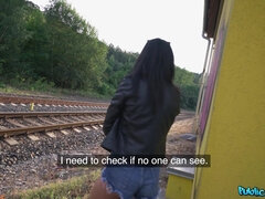 Amatööri, Ruskeahiuksinen, Vibraattori, Eurooppalainen, Näkökulma pov, Julkinen, Pillu, Piiskaava