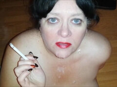 Χοντρή γυναίκα, Σπέρμα στο στόμα της, Στο πρόσωπο, Μαλακία με το δάχτυλο για γυναίκες, Ευέλικτη, Μουνί, Βυζιά, Η σύζυγος