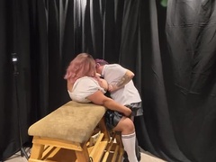 ぽっちゃり, フェラチオ, イギリス人, お仕置き, 女子高生, ヤリマン, 生徒, ユニフォーム