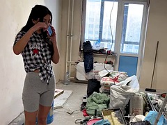 Enthousiasteling, Anaal, Pijpbeurt, Stel, Sperma shot, Hardcore, Mager, Tiener