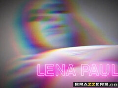 Lena Paul gets her stepmom's big boobs and ass pounded in School Doggy with the Dean