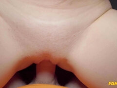 Leie, Grosse titten, Blondine, Vollbusig, Hundestellung, Pov, Realität, Titten