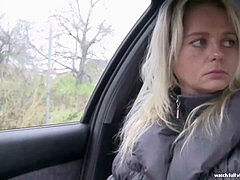 hoe STOP - ash-blonde Czech mummy picked up at the bus station