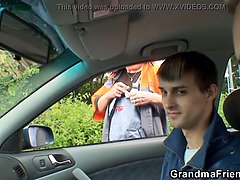 Reif, Mutti, Im freien, Realität, Rasiert, Flotter dreier