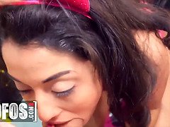 Grote kont, Grote lul, Pijpbeurt, Bruinharig, Sperma in gezicht, Hd, Klein, Tieten likken