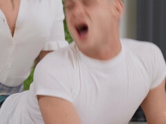 Asiatisk, Rumpa, Stor stjärt, Avsugning, Ansiktsbehandling, Kysser, Fitta, Tuttar