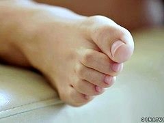 Sensual Sex With Footsie Girl Athina